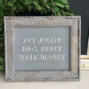 Gray and Gold Inspirational Wall Art